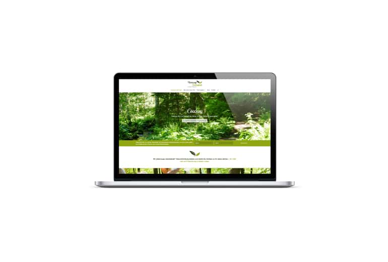 Delicious Design Kundenproträts - Branding für Naturcoach Christine Grabrucker - Webdesign