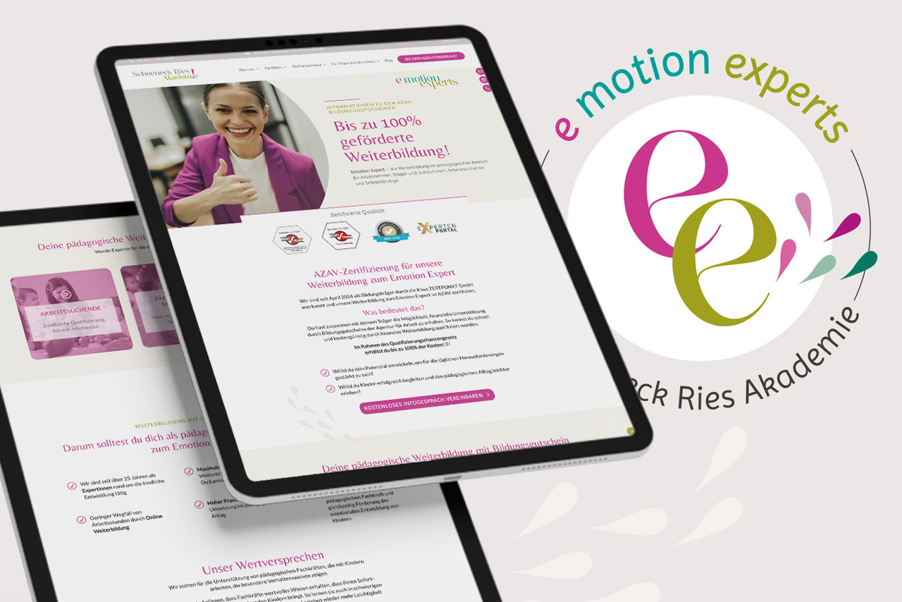 Branding, Webdesign, Bildungseinrichtung